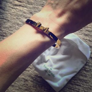 Kate Spade Gold Coloured Bow Bracelet